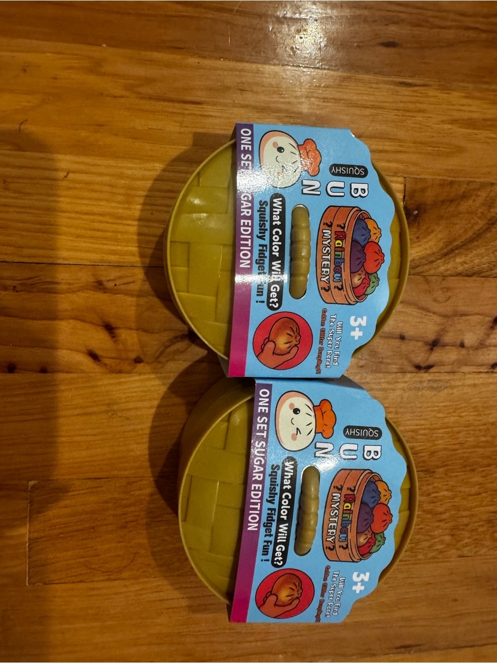 2 mystery squishy dumplings